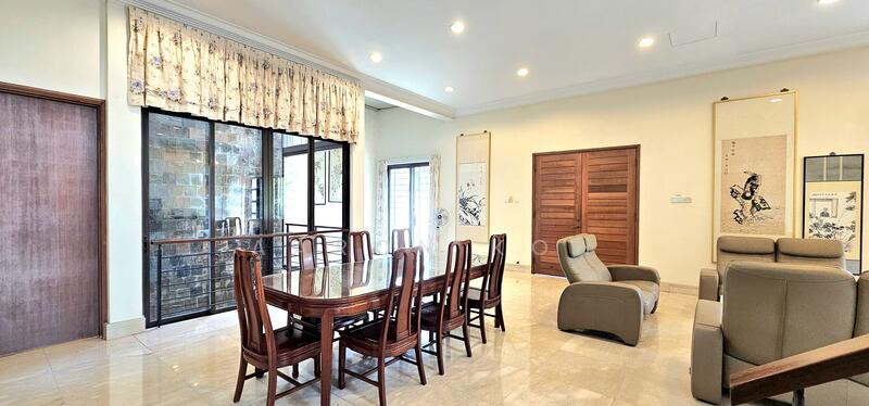 Elevated Semi-D with Wide Frontage, Large Basement. Great Value! Semi-Detached House For Sale at S$ 10,480,000 | PropertyGuru Singapore - Dining Room