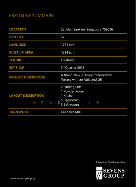 Zen Jalan Sankam Terraced House For Sale at S$ 6,200,000 | PropertyGuru Singapore