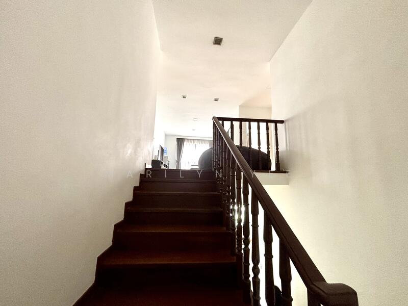 Stairs leading to level 2