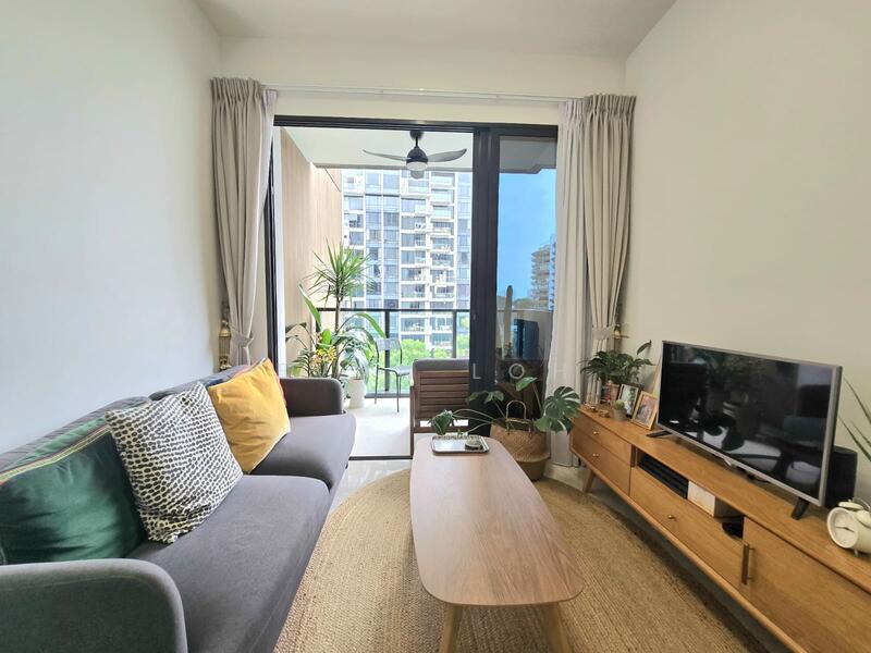 Juniper Hill, 39 Ewe Boon Road, 2 Bedrooms, 592 sqft, Condominium For Rent, by Evan Loh, 500032648 - Living Room - PropertyGuru.com.sg