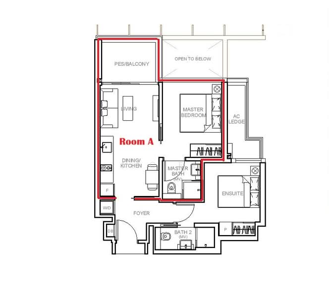 Sophia Hills, 5 Mount Sophia, 1 Bedroom, 450 sqft, Condominium For Rent, by Nic Ee, 500032835 - PropertyGuru.com.sg
