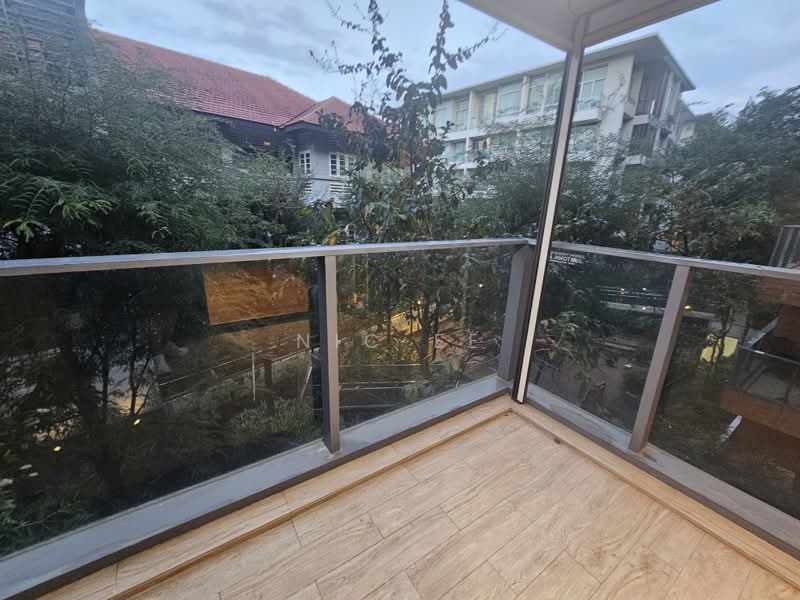 Sophia Hills, 5 Mount Sophia, 1 Bedroom, 450 sqft, Condominium For Rent, by Nic Ee, 500032835 - Balcony - PropertyGuru.com.sg