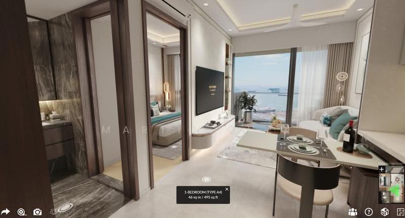 Newport Residences, 80 Anson Road, Chinatown / Tanjong Pagar, 1 Bedroom, 452 sqft, Condominium For Sale, by Martin Quek, 500033110 - Living - PropertyGuru.com.sg