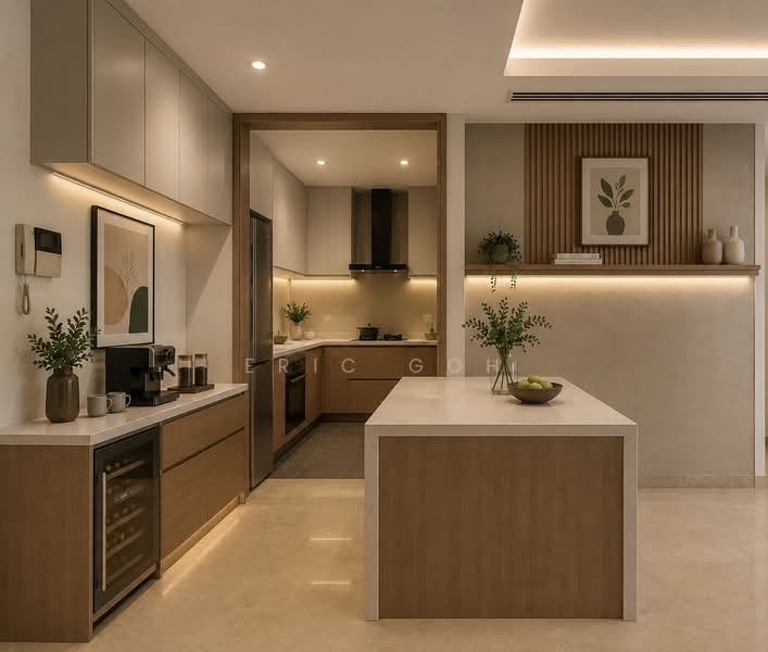 St. Martin Residence, 2 Saint Martin's Drive, 1 Bedroom, 549 sqft, Condominium For Sale, by Eric Goh, 500033630 - AI Renovated Kitchen - PropertyGuru.com.sg