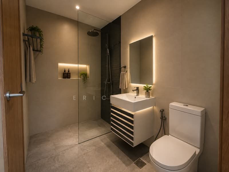 St. Martin Residence, 2 Saint Martin's Drive, 1 Bedroom, 549 sqft, Condominium For Sale, by Eric Goh, 500033630 - AI Bathroom - PropertyGuru.com.sg