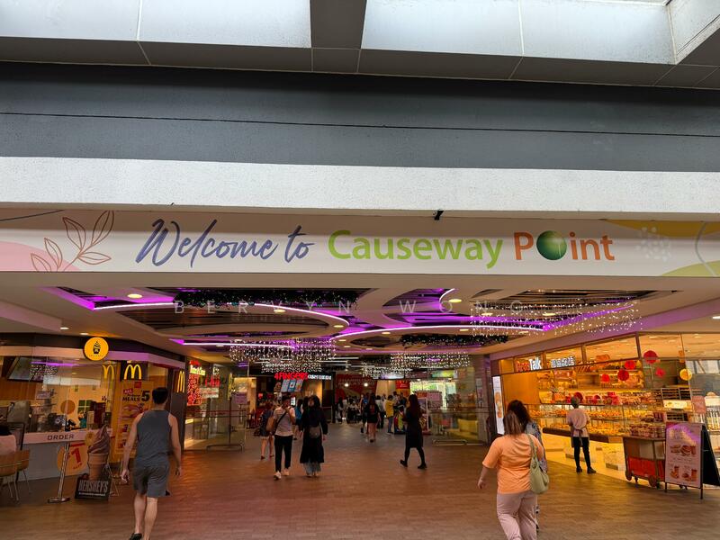 Huge shopping mall nearby