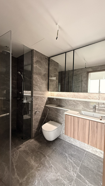 Lentor Modern, 3 Lentor Central, Mandai / Upper Thomson, 2 Bedrooms, 732 sqft, Condominium For Rent, by Gina K, 500033895 - Master Bathroom - PropertyGuru.com.sg