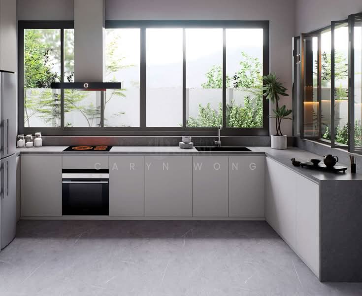 ❤️GIANT⚡️Brand New Freehold 4 Lvls Semi-D Hse w Attic & Lift! New Launch! Semi-Detached House For Sale at S$ 8,500,000 | PropertyGuru Singapore - Kitchen