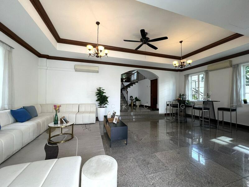 Gentle Villas Semi-Detached House For Sale at S$ 6,844,000 | PropertyGuru Singapore - Living Room