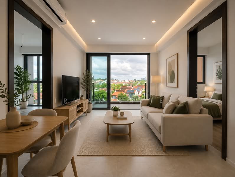 AMO Residence, 21 Ang Mo Kio Rise, 2 Bedrooms, 743 sqft, Condominium For Sale, by IRWAN SAFIEE, 500034731 - Living Room - PropertyGuru.com.sg