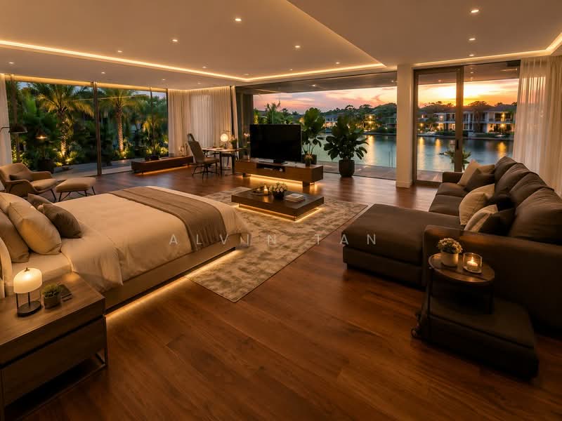 Sentosa Cove, Cove Drive, 5 Bedrooms, 111,900 sqft, Detached House For Rent, by Alvin Tan, 500035356 - Bedroom - PropertyGuru.com.sg