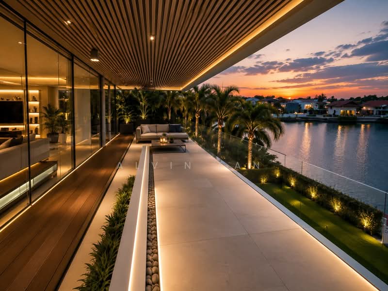 Sentosa Cove, Cove Drive, 5 Bedrooms, 111,900 sqft, Detached House For Rent, by Alvin Tan, 500035356 - Balcony - PropertyGuru.com.sg