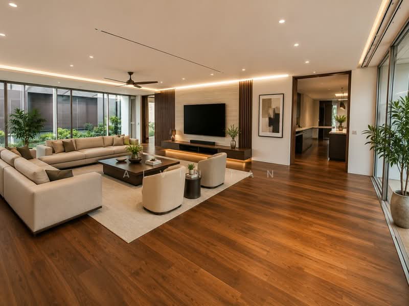 Sentosa Cove, Cove Drive, 5 Bedrooms, 111,900 sqft, Detached House For Rent, by Alvin Tan, 500035356 - Living Room - PropertyGuru.com.sg