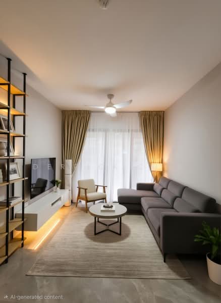 JadeScape, 6 Shunfu Road, 2 Bedrooms, 764 sqft, Condominium For Sale, by Derrick Chia, 500035496 - Living Room - PropertyGuru.com.sg