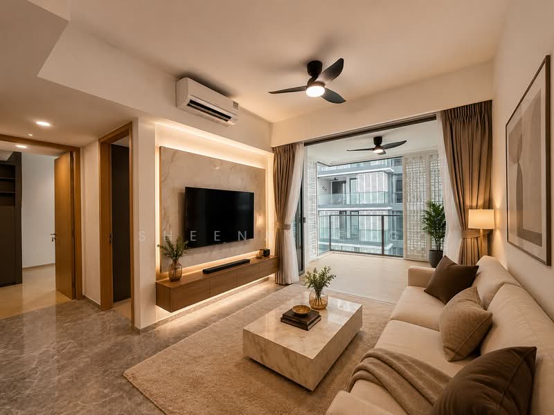 One Holland Village Residences, 1 Holland Village Way, 2 Bedrooms, 797 sqft, Condominium For Sale, by Sheena Heng, 500035682 - Living Room - PropertyGuru.com.sg