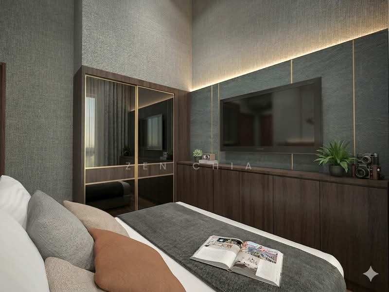 Parc Komo, 965 Upper Changi Road North, 4 Bedrooms, 1,410 sqft, Condominium For Sale, by Zen Chia, 500035715 - Master Bedroom artist impression - PropertyGuru.com.sg