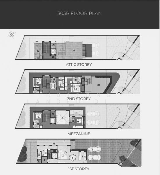 For Sale (Corner unit) Premium landed Terrace House @ Harbour Residences