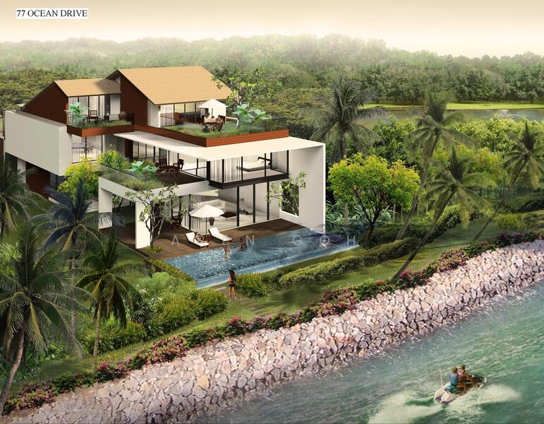 77 Ocean Drive Bungalow House For Sale at S$ 33,500,000 | PropertyGuru Singapore - Exterior