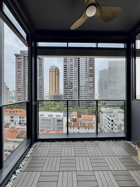 The M, 30 Middle Road, 2 Bedrooms, 592 sqft, Condominium For Rent, by Wayne Tan, 500036114 - Balcony - PropertyGuru.com.sg