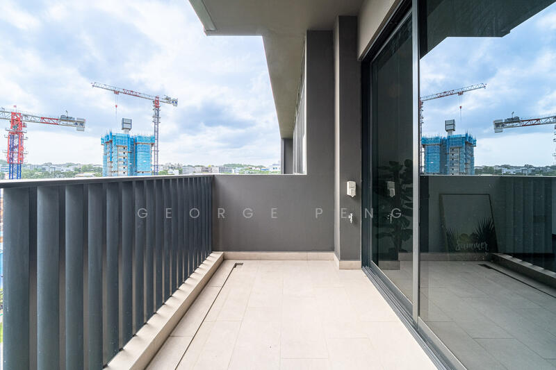 Lentor Modern, 3 Lentor Central, Mandai / Upper Thomson, 3 Bedrooms, 969 sqft, Condominium For Sale, by George Peng, 500036192 - Balcony - PropertyGuru.com.sg