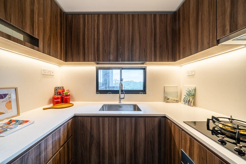 Lentor Modern, 3 Lentor Central, Mandai / Upper Thomson, 3 Bedrooms, 969 sqft, Condominium For Sale, by George Peng, 500036192 - Kitchen - PropertyGuru.com.sg
