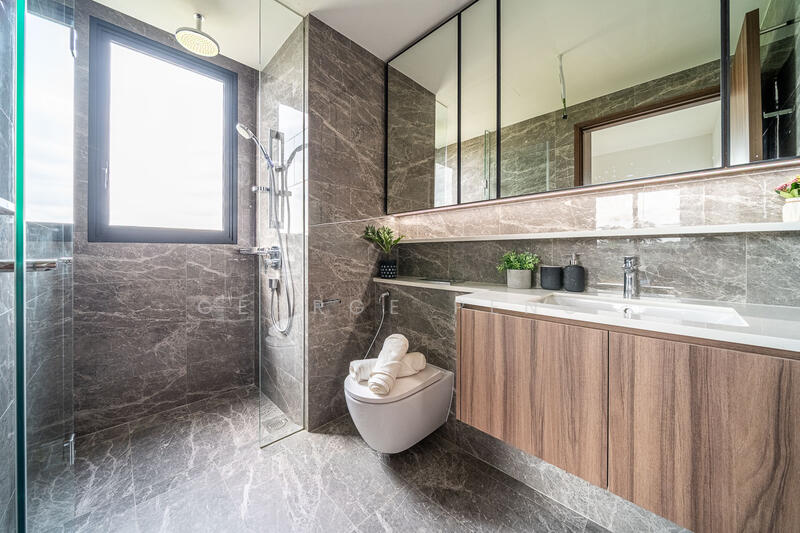 Lentor Modern, 3 Lentor Central, Mandai / Upper Thomson, 3 Bedrooms, 969 sqft, Condominium For Sale, by George Peng, 500036192 - Bathroom - PropertyGuru.com.sg