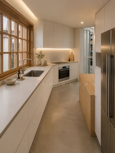 Compass Heights, 9 Sengkang Square, 3 Bedrooms, 1,249 sqft, Condominium For Sale, by Aileen Chong, 500036798 - Kitchen (Artist Impression) - PropertyGuru.com.sg
