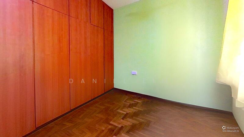 AI defurnished bedroom