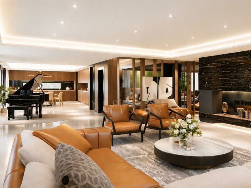 ❤️View Showflat Daily❤️ Brand New Det Oei Tiong Ham Flexi Payments ❤️Call Davidgwee 81394988 Now❤️, 10000sf+ Architecture Masterpiece, 5 Bedrooms, 10,717 sqft, Detached House For Sale, by David Gwee 魏有利(大胃）, 500037065 - Living Room - PropertyGuru.com.sg