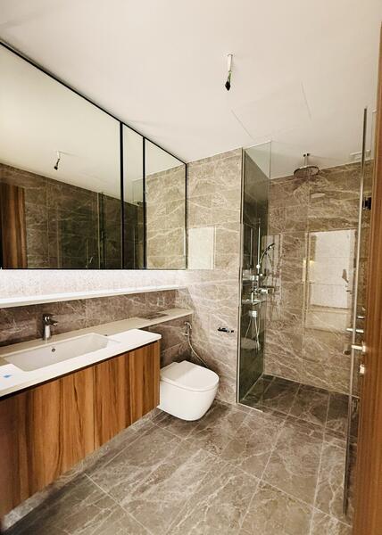 Lentor Modern, 3 Lentor Central, 1 Bedroom, 527 sqft, Condominium For Sale, by Eleanor Chong, 500037108 - Bathroom - PropertyGuru.com.sg