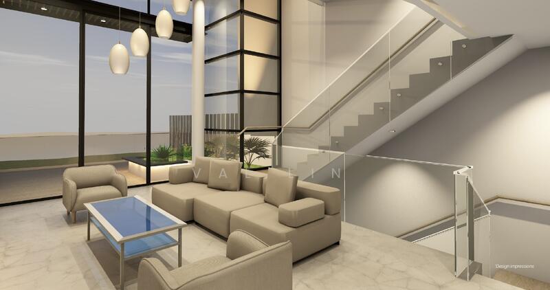 ◤ D15 Brand New Terrace TOP Soon @ East Coast Siglap Near MRT ❤️ Val Lin Top Landed Transactor Terraced House For Sale at S$ 7,280,000 | PropertyGuru Singapore - Living Room