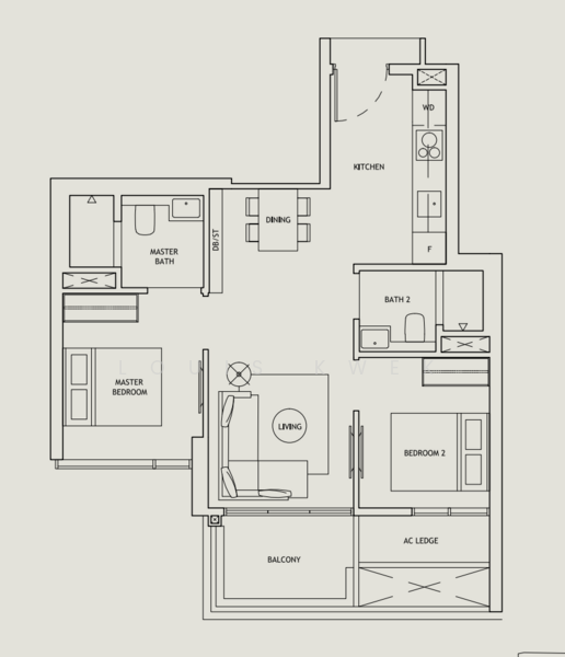The Landmark, 173 Chin Swee Road, 2 Bedrooms, 678 sqft, Condominium For Rent, by Louis Kwek, 500037408 - PropertyGuru.com.sg