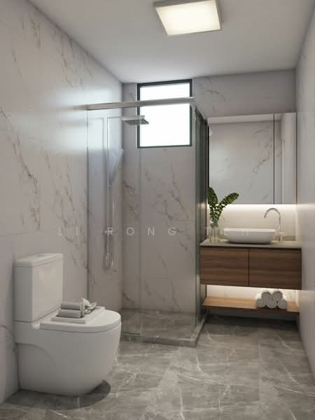 ❤️ NEW LISTING! QUIET, FREEHOLD REGULAR PLOT, WIDE FRONTAGE, Jalan Kathi / Bedok Ria / Eastwood / Minaret Walk, 5 Bedrooms, 2,551 sqft, Corner Terrace For Sale, by Li Rong Teh, 500037483 - Bathroom - PropertyGuru.com.sg