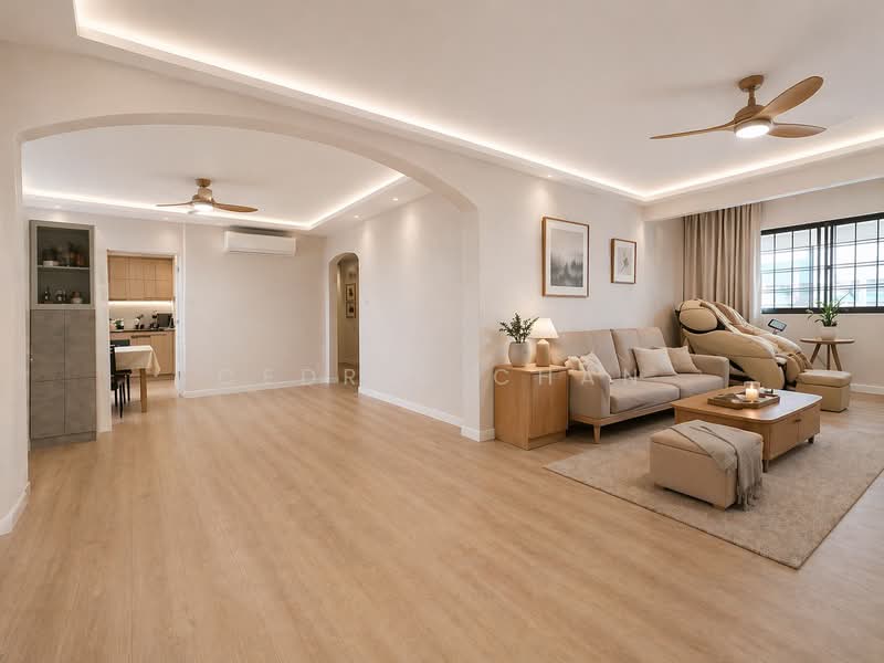 508 Woodlands Drive 14, 508 Woodlands Drive 14, 3 Bedrooms, 1,324 sqft, HDB Flat For Sale, by Cedric Chan, 500038159 - Living Room - PropertyGuru.com.sg