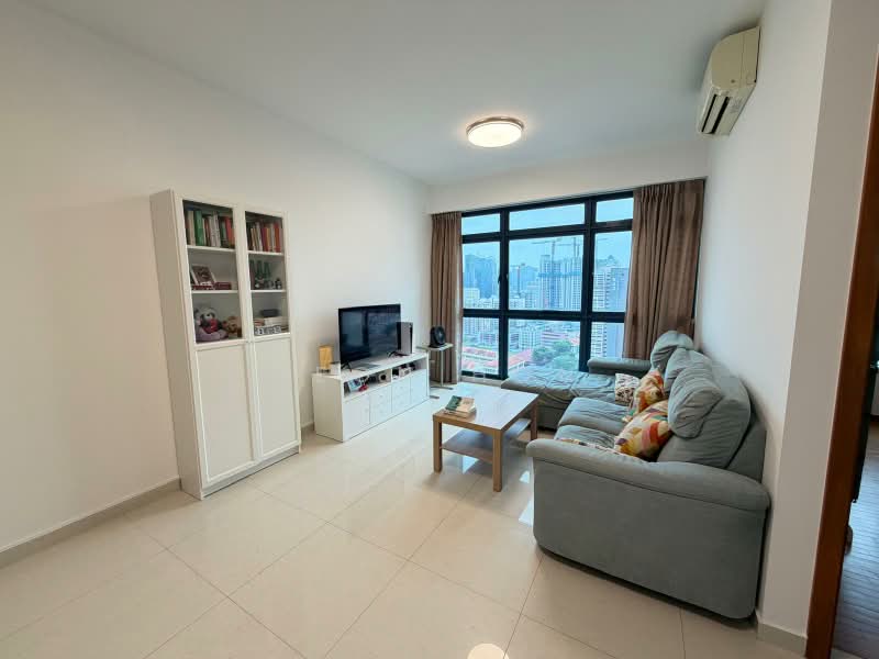 City Square Residences, 14 Kitchener Link, 2 Bedrooms, 872 sqft, Condominium For Rent, by Leon Hon, 500038234 - Living Room - PropertyGuru.com.sg