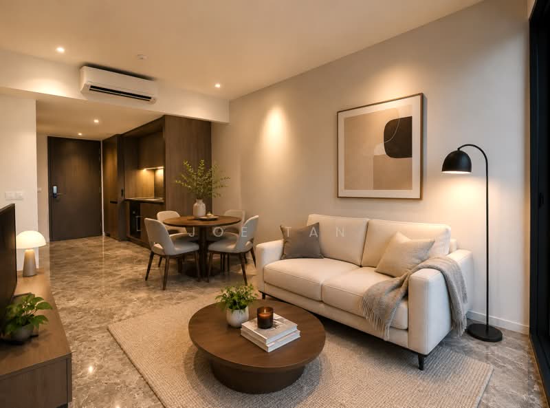 Avenue South Residence, 11 Silat Avenue, 1 Bedroom, 527 sqft, Condominium For Sale, by Joe Tan, 500038884 - Living Room - PropertyGuru.com.sg