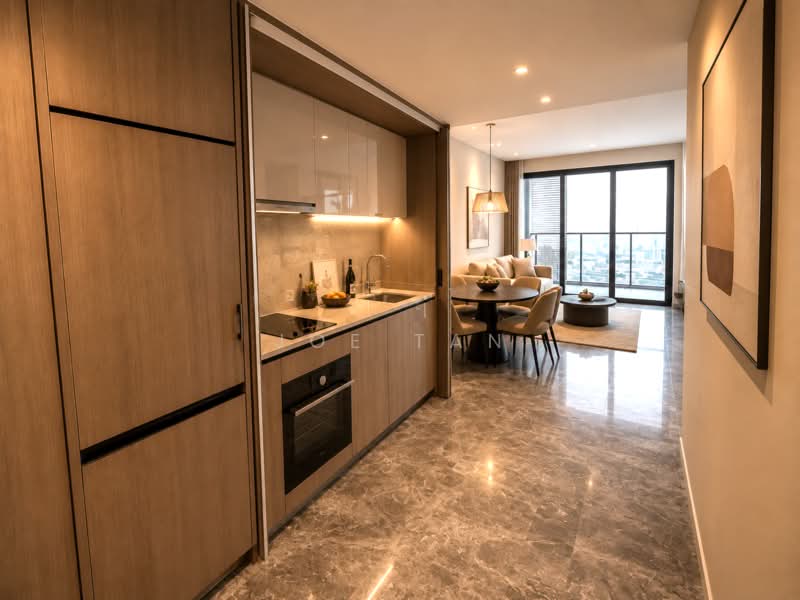 Avenue South Residence, 11 Silat Avenue, 1 Bedroom, 527 sqft, Condominium For Sale, by Joe Tan, 500038884 - Kitchen - PropertyGuru.com.sg