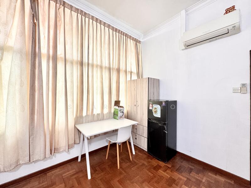 Work Desk with Refrigerator