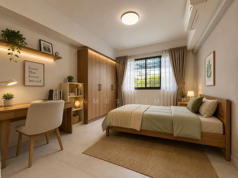 617 Hougang Avenue 8, 617 Hougang Avenue 8, 3 Bedrooms, 1,119 sqft, HDB Flat For Sale, by James Lim, 500039252 - Bedroom - PropertyGuru.com.sg