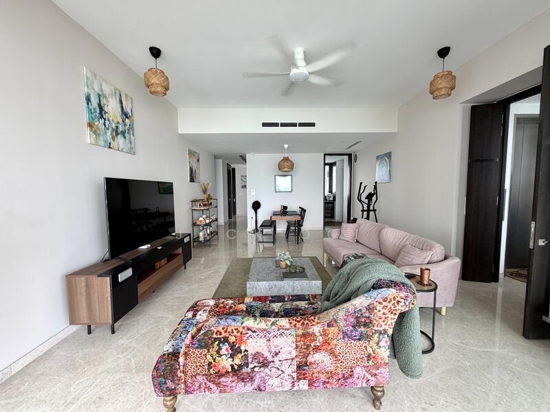 Cape Royale Condominium For Sale at S$ 3,595,000 | PropertyGuru Singapore - Living Room