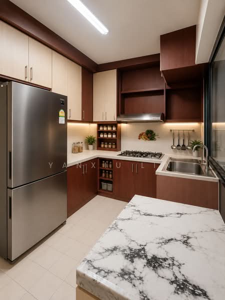 529 Woodlands Drive 14, 529 Woodlands Drive 14, 3 Bedrooms, 1,323 sqft, HDB Flat For Sale, by Yanxiu Lin, 500039598 - Kitchen - PropertyGuru.com.sg