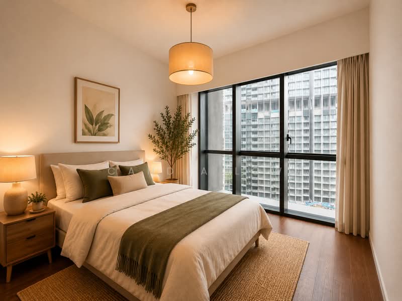 Lentor Modern, Lentor Central, 2 Bedrooms, 678 sqft, Condominium For Rent, by Candia Low, 500039860 - Bedroom - PropertyGuru.com.sg