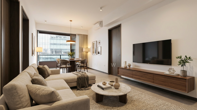 Midtown Modern Condominium For Sale at S$ 2,100,000 | PropertyGuru Singapore - Living Room