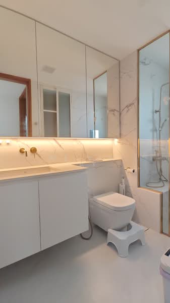 Trilive, 111 Tampines Road, 2 Bedrooms, 610 sqft, Condominium For Rent, by Melvin Tay, 500040330 - Bathroom - PropertyGuru.com.sg