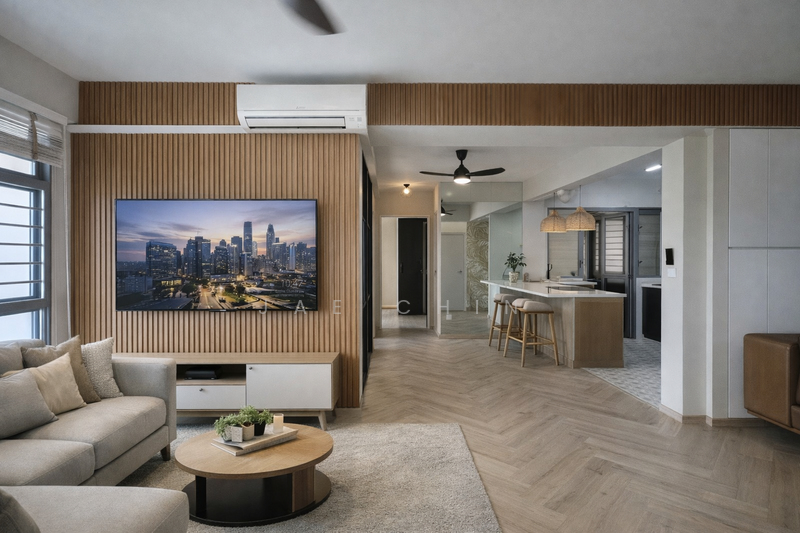 682A Edgedale Plains HDB Flat For Sale at S$ 748,888 | PropertyGuru Singapore - Living Room