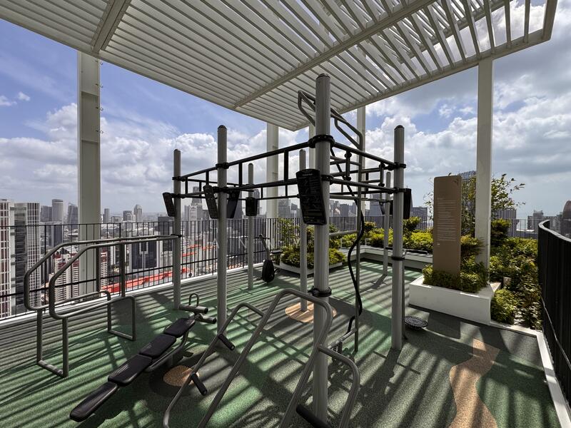 One Pearl Bank Condominium For Sale at S$ 2,300,000 | PropertyGuru Singapore - Outdoor Gym Area