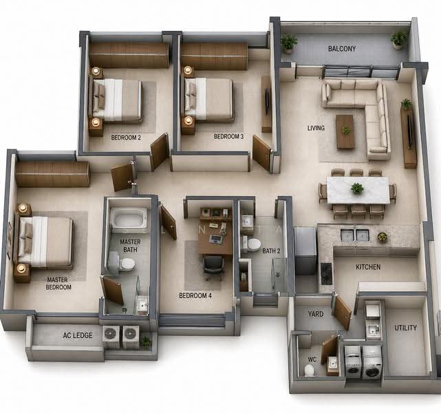 Centro Residences, 59 Ang Mo Kio Avenue 8, Ang Mo Kio / Bishan / Thomson, 4 Bedrooms, 1,281 sqft, Condominium For Sale, by Selena Tan, 500040804 - PropertyGuru.com.sg