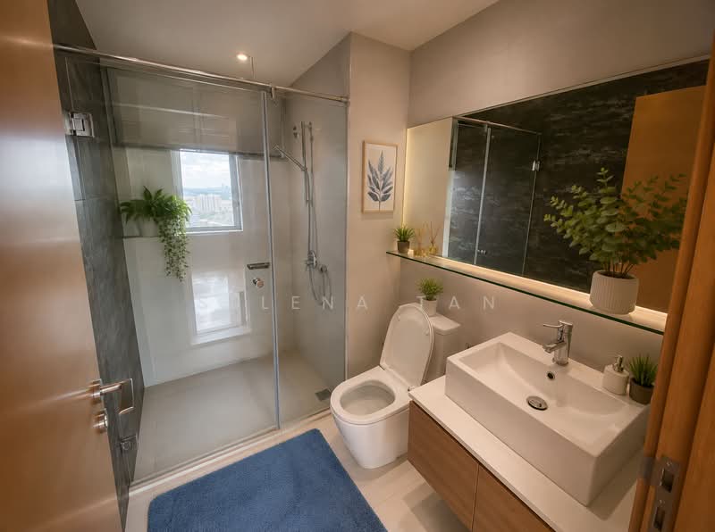 Centro Residences, 59 Ang Mo Kio Avenue 8, 4 Bedrooms, 1,281 sqft, Condominium For Sale, by Selena Tan, 500040804 - Common Bathroom - PropertyGuru.com.sg
