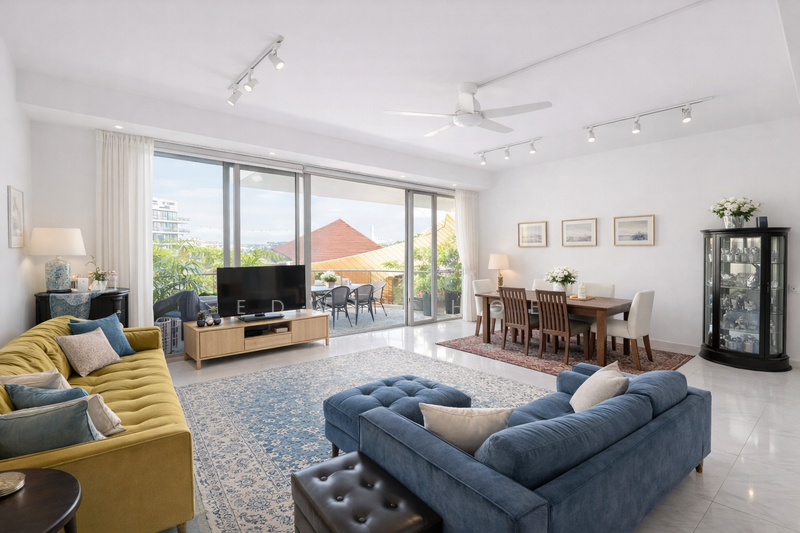 Reflections at Keppel Bay, 15 Keppel Bay View, 3 Bedrooms, 1,905 sqft, Condominium For Sale, by Edwin Hoe, 500040920 - Living Room - PropertyGuru.com.sg