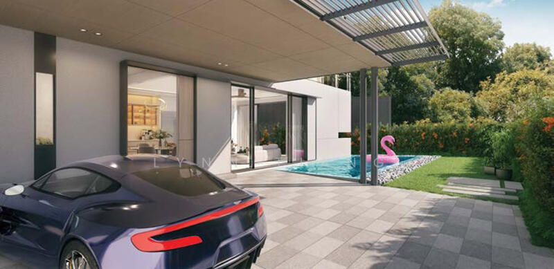 ❤️GIANT⚡️Brand New Semi-D House w Spa Pool, Sky Balcony, Attic & Lift, Swiss View/ Greenbank Park/ Binjai Park, 6 Bedrooms, 5,446 sqft, Semi-Detached House For Sale, by Lynn Tiang, 500041057 - Exterior - PropertyGuru.com.sg